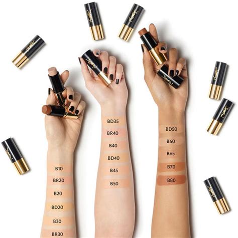 yves saint laurent all hours stick foundation swatches|ysl matte foundation.